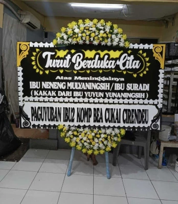 Papan Bunga di Menjing Jenawi
